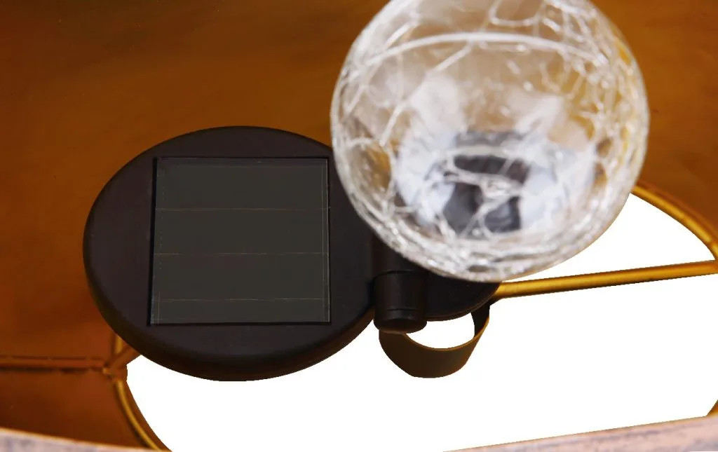 SOLARLEUCHTE METALL MESSINGFARBEN, 1XLED — slika 4
