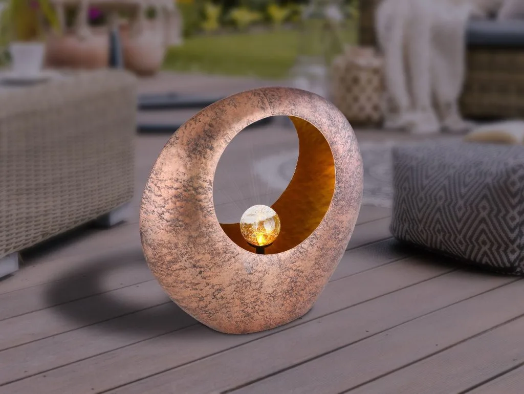 SOLARLEUCHTE METALL MESSINGFARBEN, 1XLED — slika 2