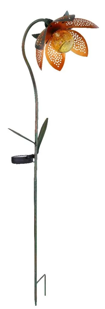 SOLARNA LAMPA METAL ZELENA, 1XLED — slika 3