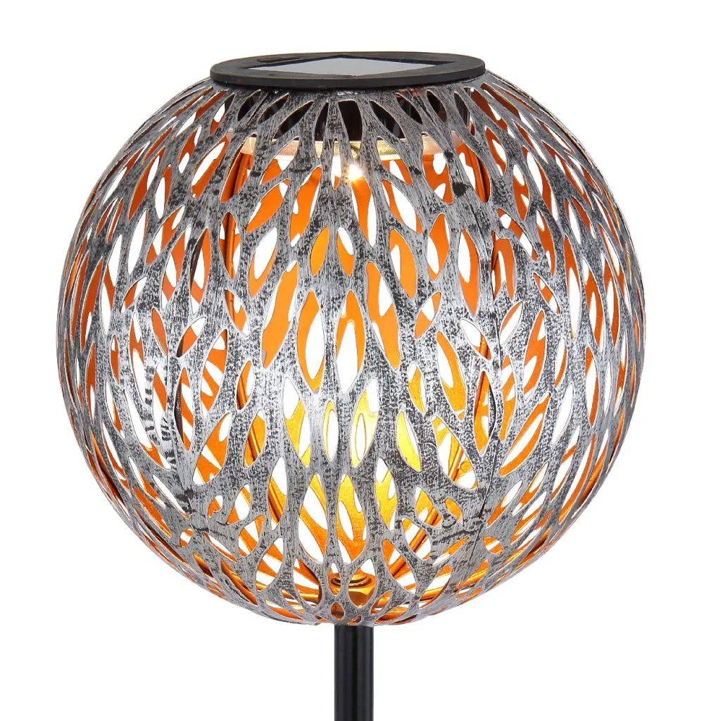 SOLARLEUCHTE METALL SILBERGRAU, 1XLED — slika 3