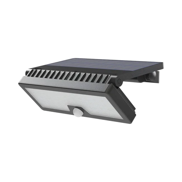 SOLARNA ZIDNA SVETILJKA 10W CRNI CCT IP54