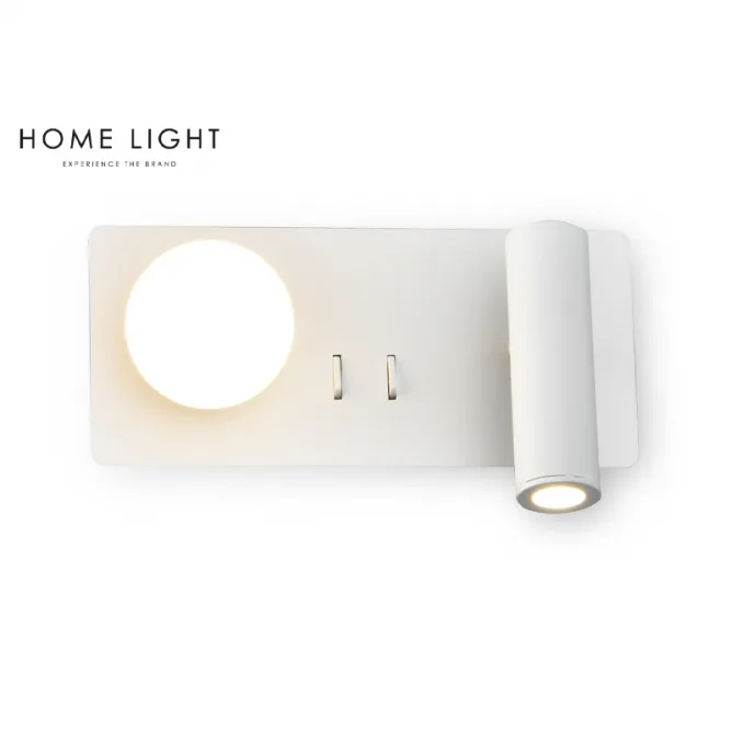VESTA 478 ZIDNA LAMPA 3W+3W 3000K BELA — slika 2