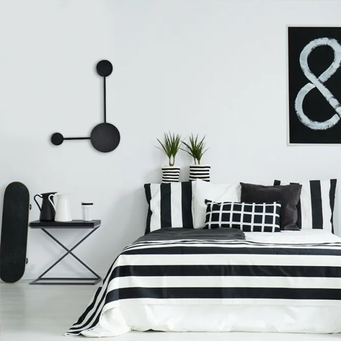VESTA 472 ZIDNA LAMPA 8W 3000K CRNA — slika 4