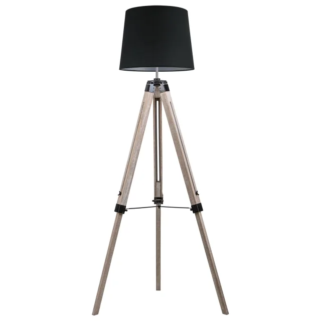 Podna lampa F7115-1F CW+BK