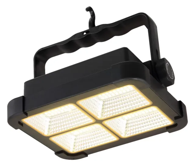 SOLARNA LAMPA PLASTIKA CRNA, 1XLED
