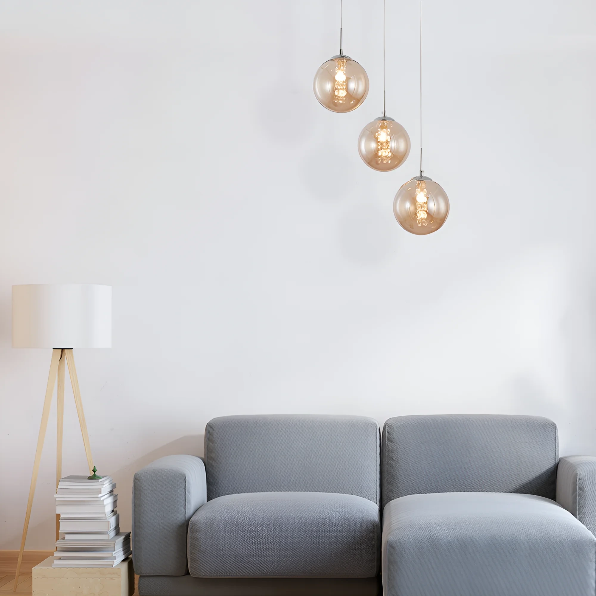 VISILICA 3-GLAVA G9 AMBER — slika 2