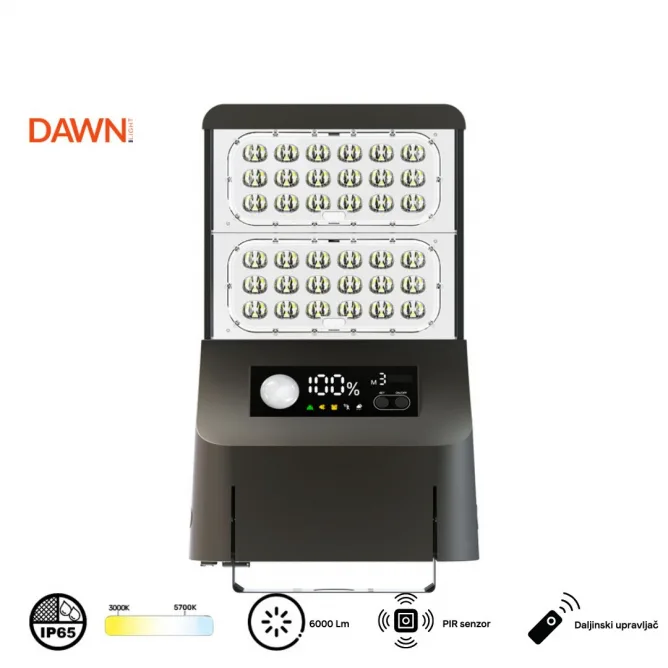 SOLARNA LED SVETILJKA ALFA SSL-56 26W 3000/5700K 6000lm IP65 — slika 4