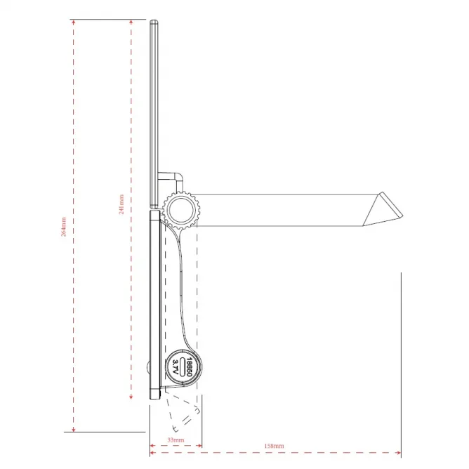 SOLARNI REFLEKTOR TONIK-B 1800lm CCT IP65 — slika 5