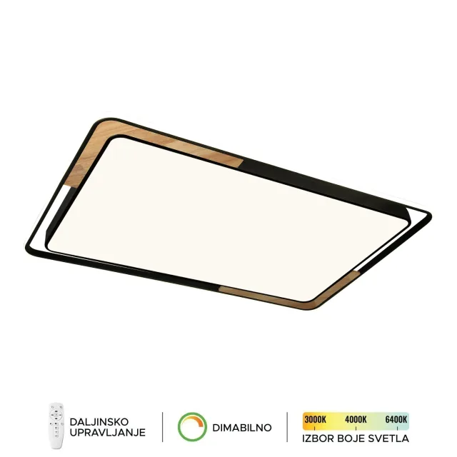 LED plafonska lampa F2820-120C BK