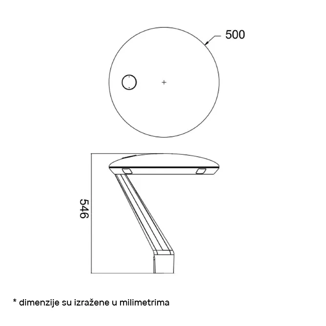 LED ULIČNA SVETILJKA GSL09B 60W 4000K 8400lm IP65 RAL9006 — slika 4
