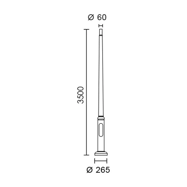 Stub za lampu EKTOR 3500 SV — slika 2