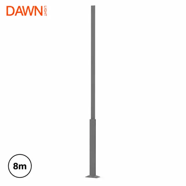 STUB SA STOPOM 8M GALVANIZOVANI SIVI