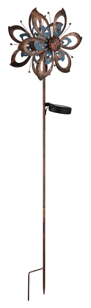SOLARLEUCHTE METALL GOLDFARBEN PATINIERT, 1XLED — slika 2