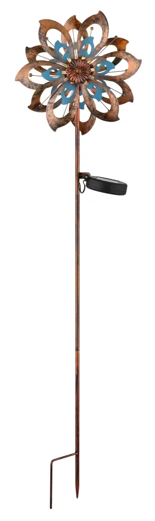SOLARLEUCHTE METALL GOLDFARBEN PATINIERT, 1XLED — slika 3