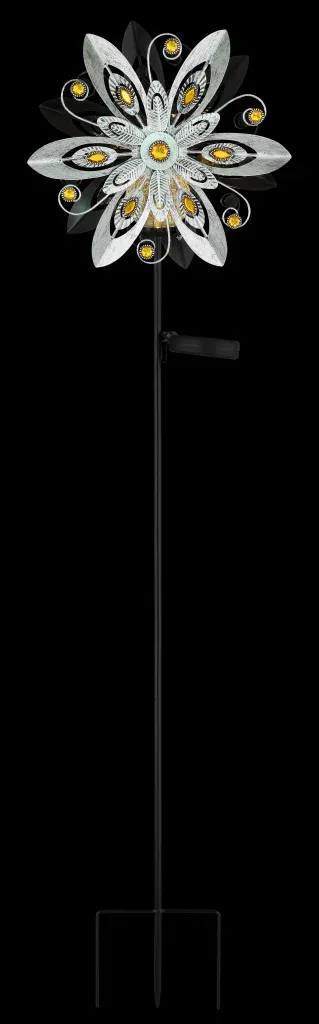SOLARLEUCHTE METALL SILBERGRAU, 1XLED — slika 7