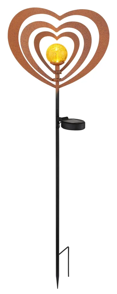 SOLARLEUCHTE METALL ROSTFARBEN, 1XLED — slika 3