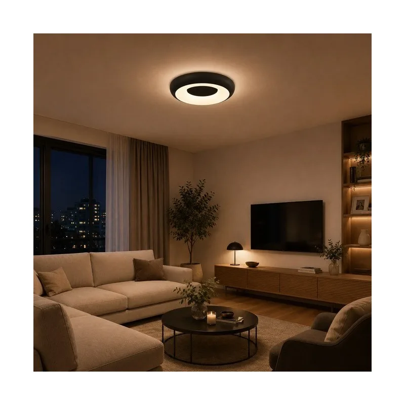 SOLEA 117 PLAFONSKA SVETILJKA 24/48W CCT CRNA DIMABILNA — slika 2