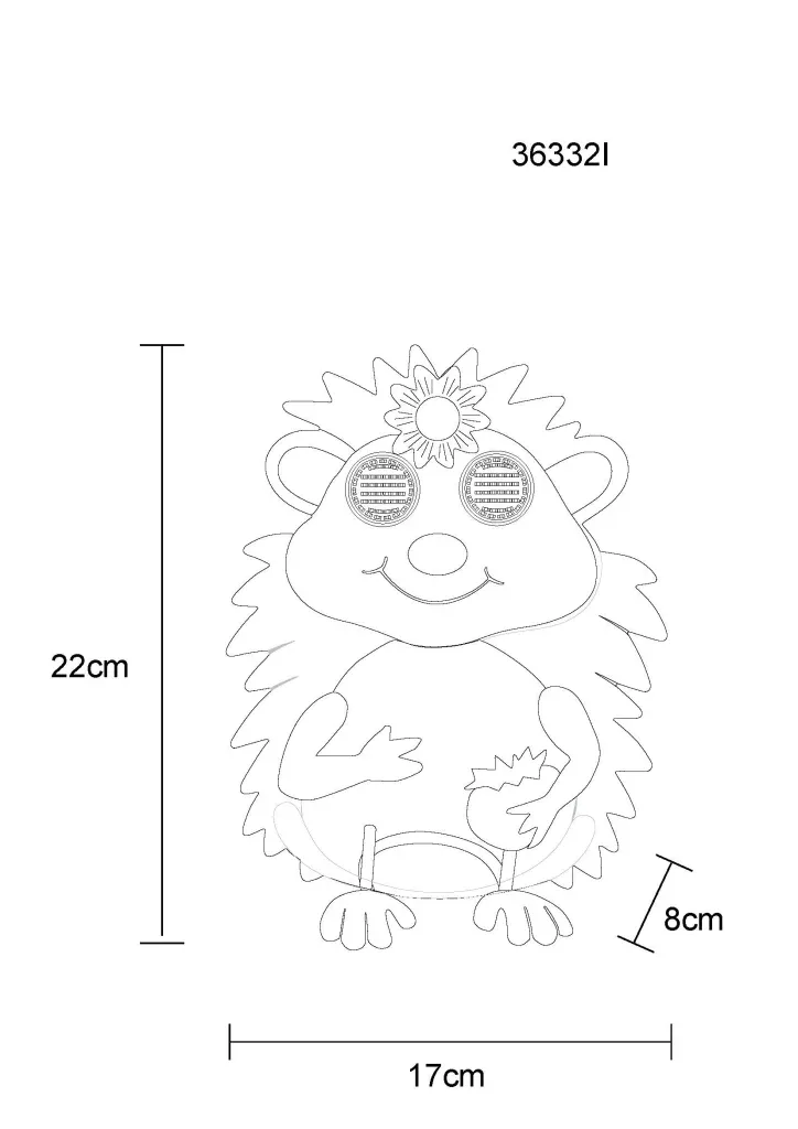 SOLARLEUCHTE METALL BRAUN, 104XLED — slika 6