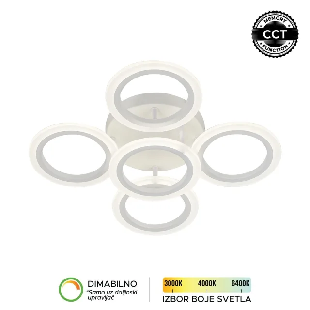 LED plafonska lampa F2083-50C WH