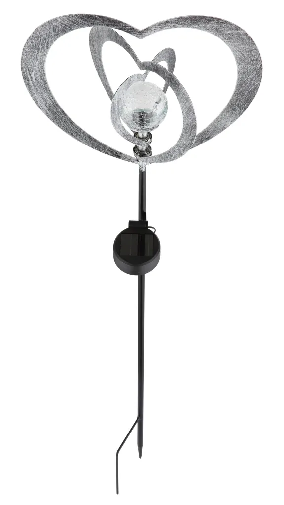 SOLARLEUCHTE METALL SILBERGRAU, 1XLED — slika 6