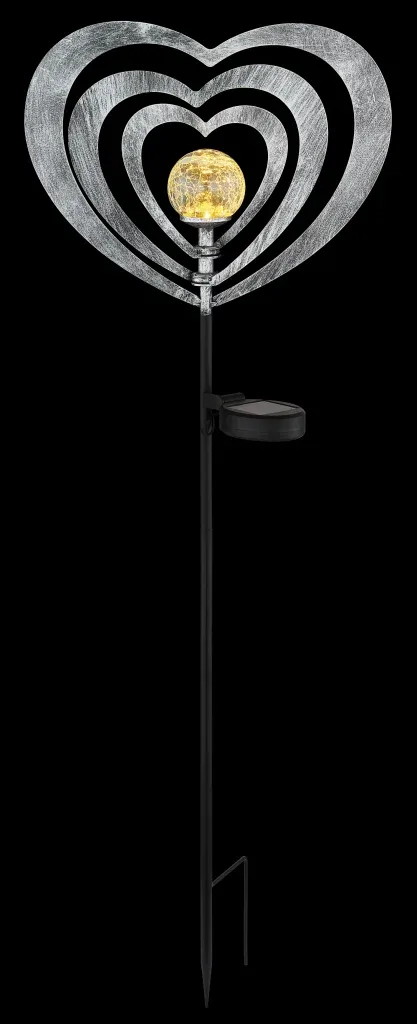 SOLARLEUCHTE METALL SILBERGRAU, 1XLED — slika 10