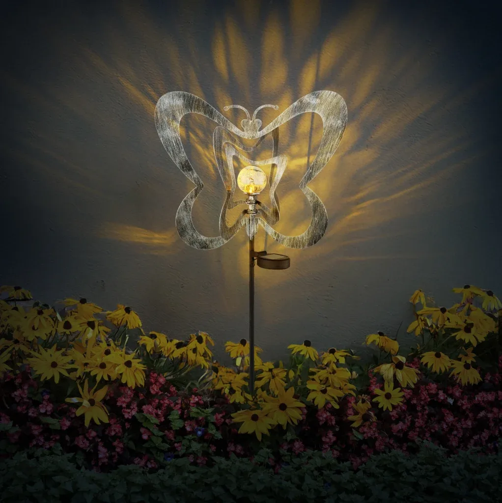 SOLARLEUCHTE METALL SILBERGRAU, 1XLED — slika 10