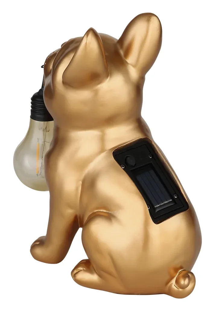 SOLARLEUCHTE KUNSTSTOFF GOLD MATT, 1XLED — slika 4