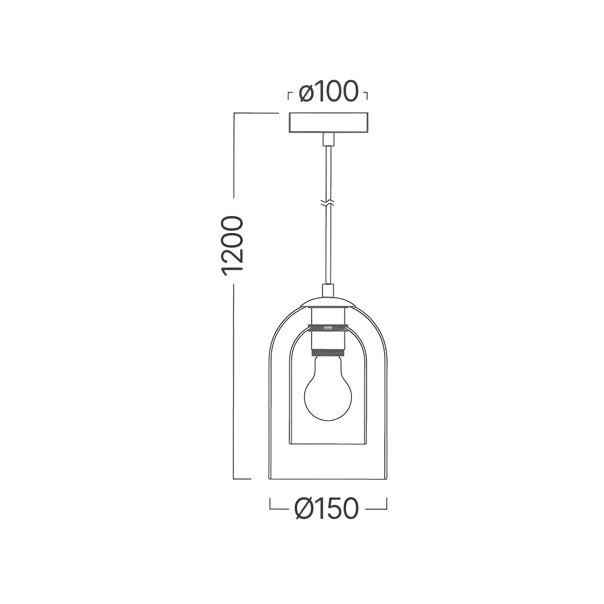 VISILICA E27 AMBER — slika 4