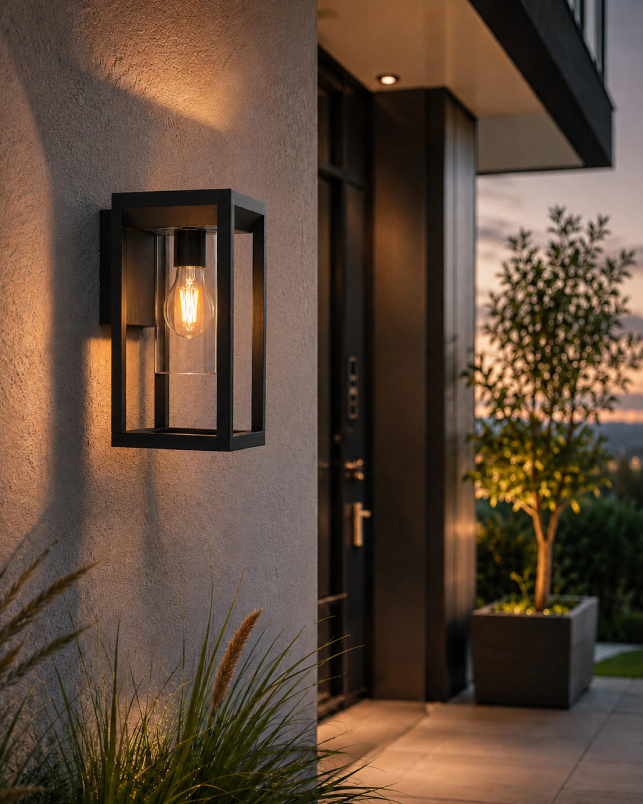 Spoljna lampa PS4707 BK — slika 2