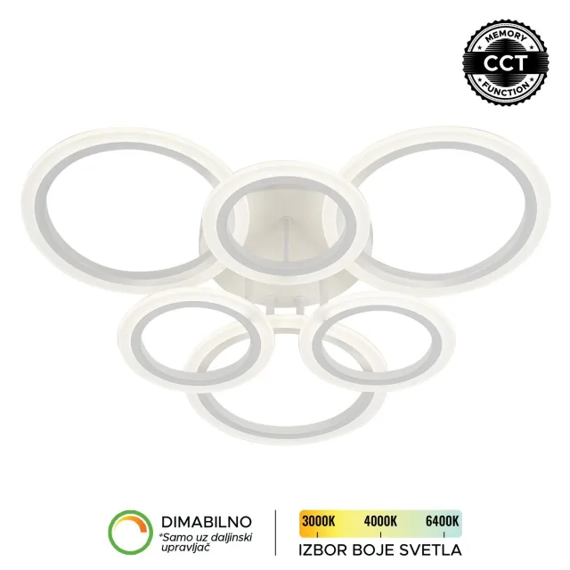LED plafonska lampa F2083-70C WH