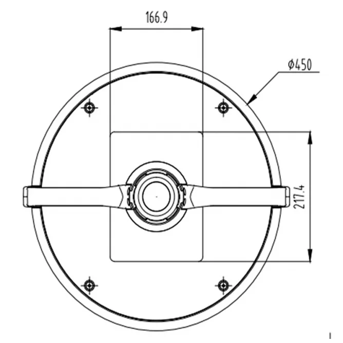 LED ULIČNA SVETILJKA GD-08 60W 4000K 7800lm IP65 — slika 3