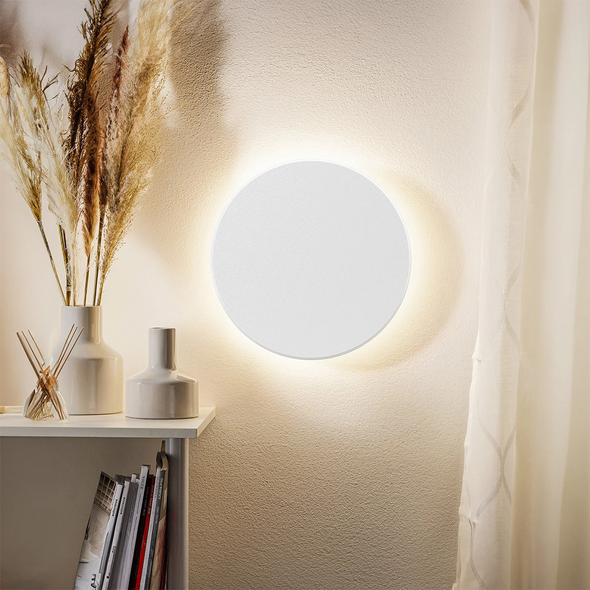 LED ZIDNA SVETILJKA OKRUGLA 8W BELI CCT IP65 — slika 2