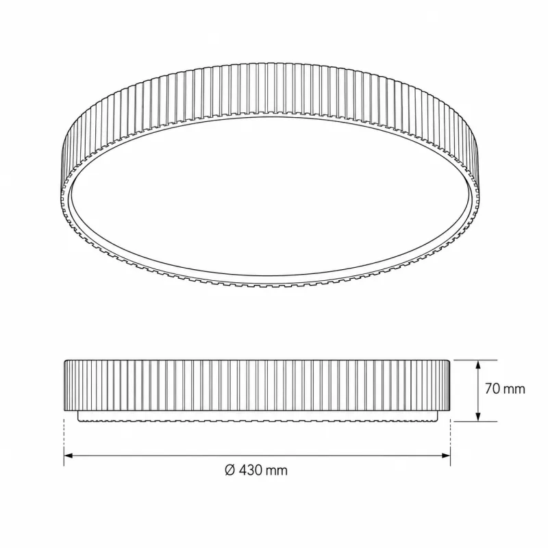 SOLEA 120 PLAFONSKA SVETILJKA 24/48W CCT DRVO DIMABILNA — slika 3