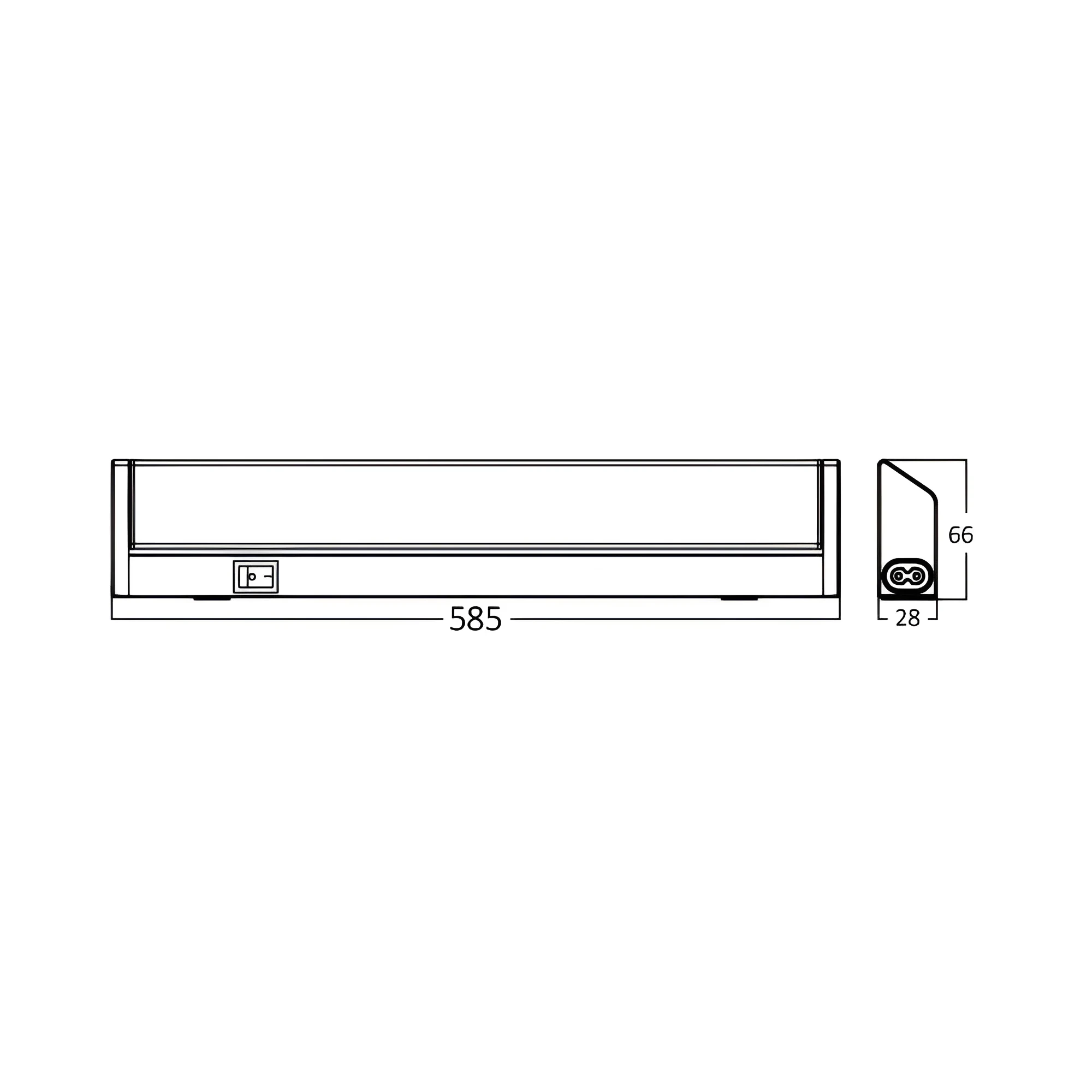 LED LAMPA ZA OGLEDALO 10W SREBRNI 3000K — slika 5