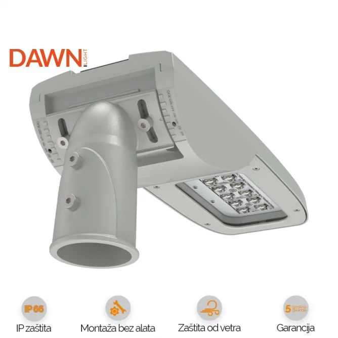 LED ULIČNA SVETILJKA FYT T68 40W 4000K IP65 — slika 3