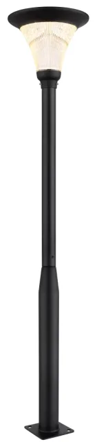 SOLARLEUCHTE ALUMINIUM DRUCKGUSS GRAU, 1XLED