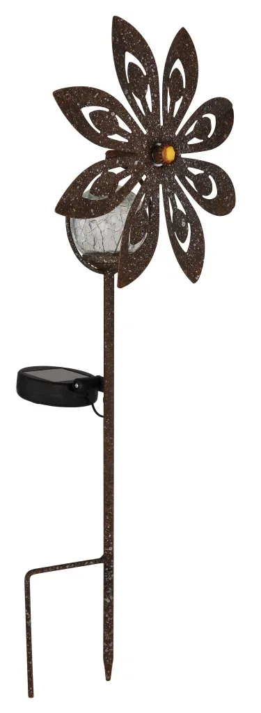 SOLARLEUCHTE METALL ROSTFARBEN, 1XLED — slika 2