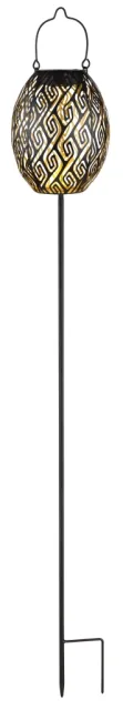 SOLARLEUCHTE METALL SCHWARZ MATT, 1XLED