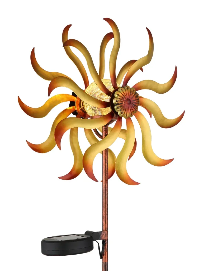 SOLARLEUCHTE METALL GOLDFARBEN PATINIERT, 1XLED — slika 4