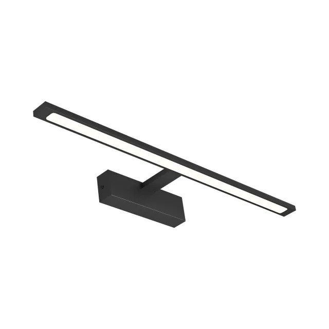 LED LAMPA ZA OGLEDALO 600MM 12W CRNI CCT IP44