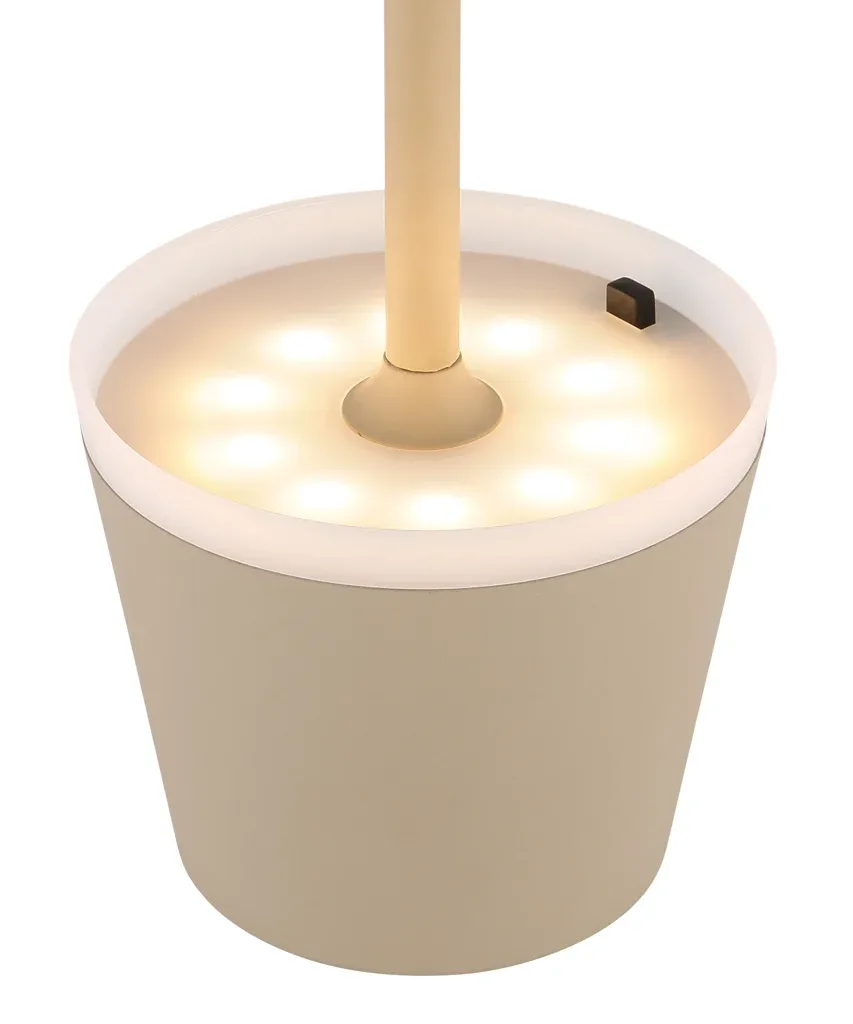 SOLARLEUCHTE METALL SANDFARBEN, 10XLED — slika 3