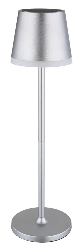 SOLARLEUCHTE METALL SILBERFARBEN, 10XLED — slika 2