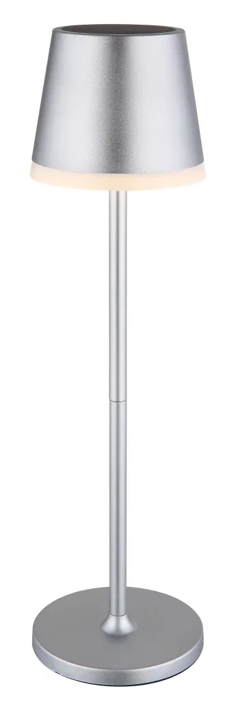 SOLARLEUCHTE METALL SILBERFARBEN, 10XLED — slika 3