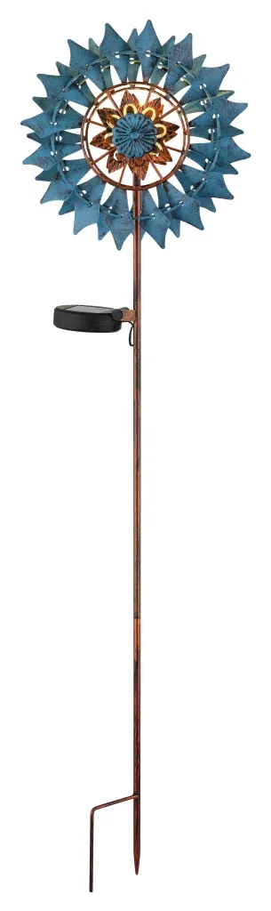 SOLARLEUCHTE METALL GOLDFARBEN PATINIERT, 1XLED — slika 3