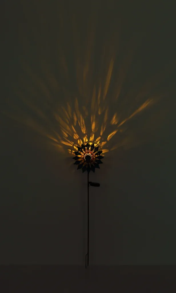 SOLARLEUCHTE METALL GOLDFARBEN PATINIERT, 1XLED — slika 5