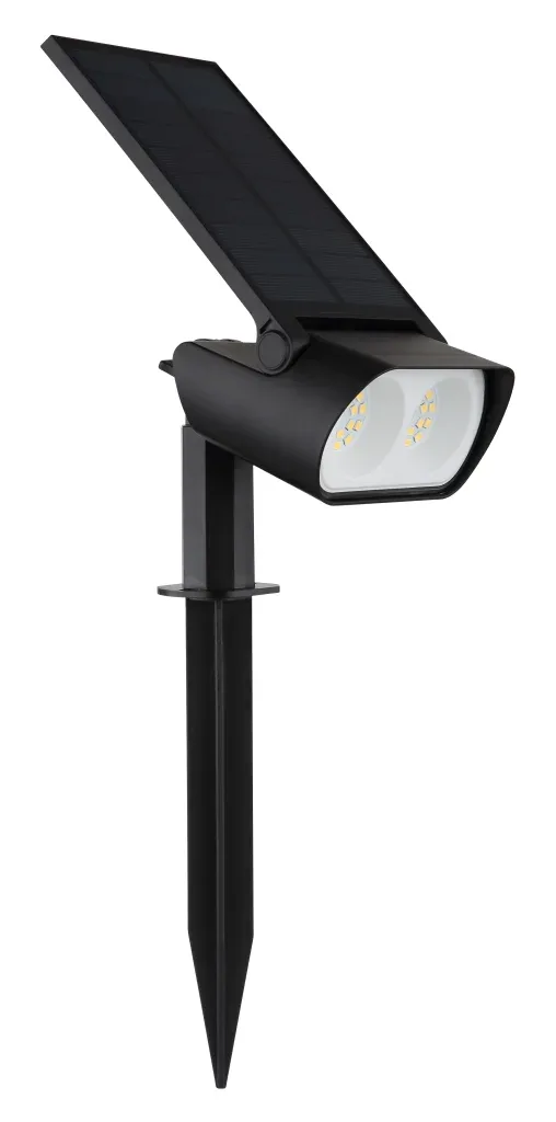 SOLARLEUCHTE KUNSTSTOFF SCHWARZ MATT, 32XLED — slika 2