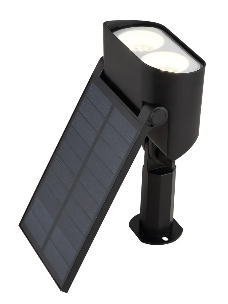 SOLARLEUCHTE KUNSTSTOFF SCHWARZ MATT, 32XLED — slika 4