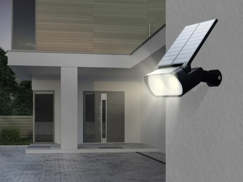 SOLARLEUCHTE KUNSTSTOFF SCHWARZ MATT, 32XLED — slika 5
