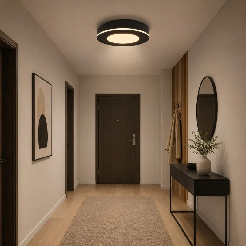 SOLEA 96 LED PLAFONJERA 15W CCT CRNA — slika 2