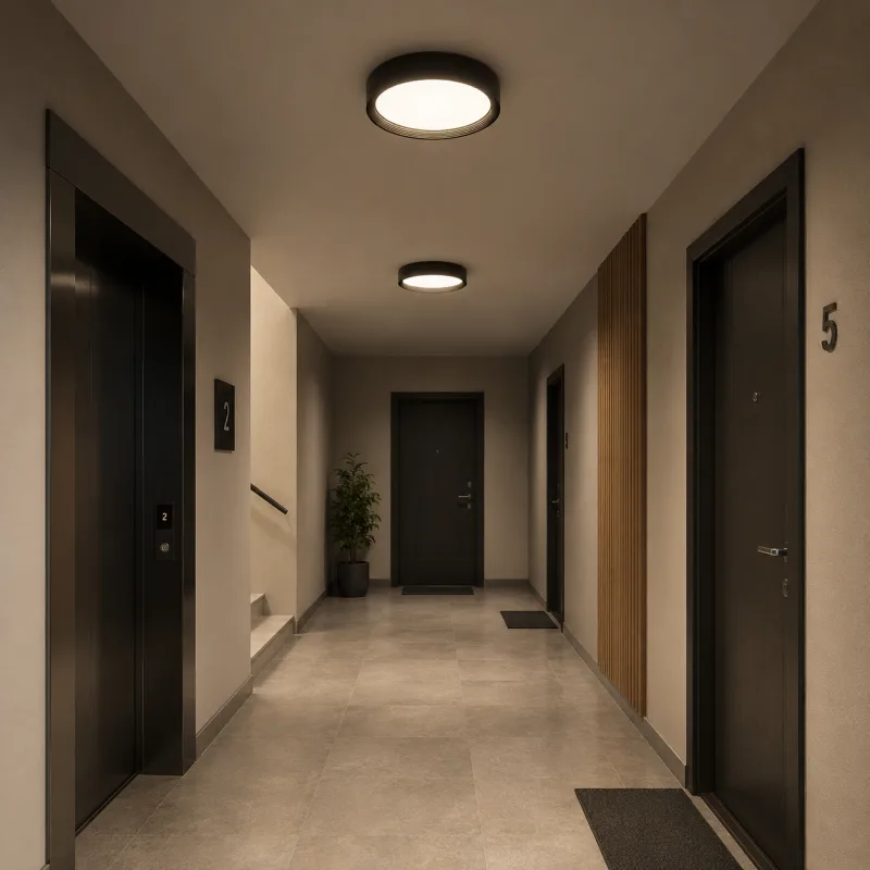 SOLEA 64 LED PLAFONJERA 30W CCT CRNA — slika 2